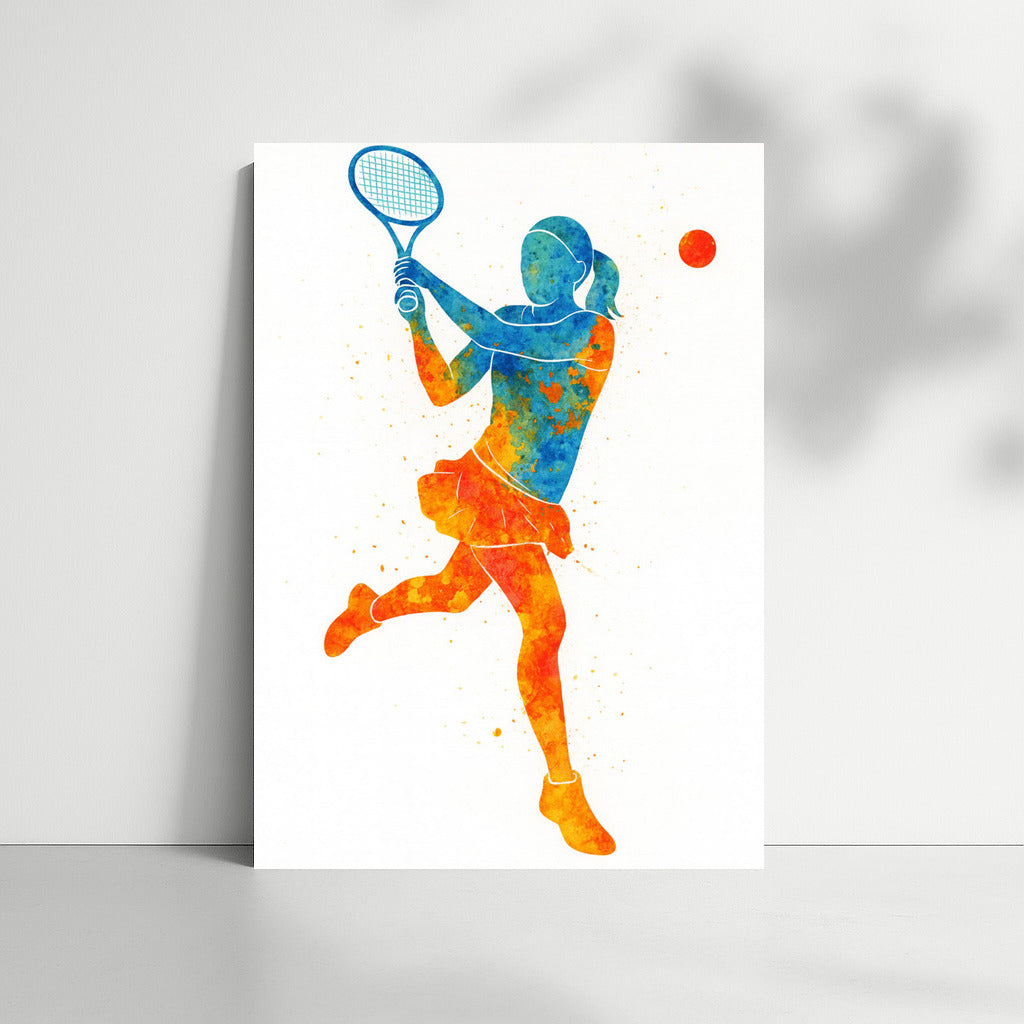 Tennis's Blast: Dynamics of Sport on Canvas