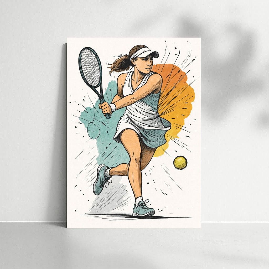 Tennis Dynamics: The Energy of Sport in Your Interior