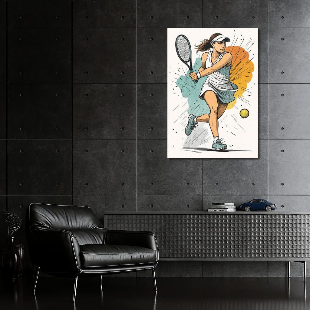 Tennis Dynamics: The Energy of Sport in Your Interior