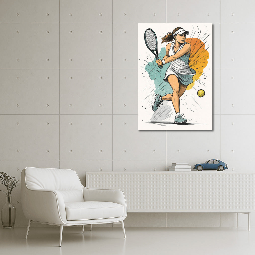 Tennis Dynamics: The Energy of Sport in Your Interior