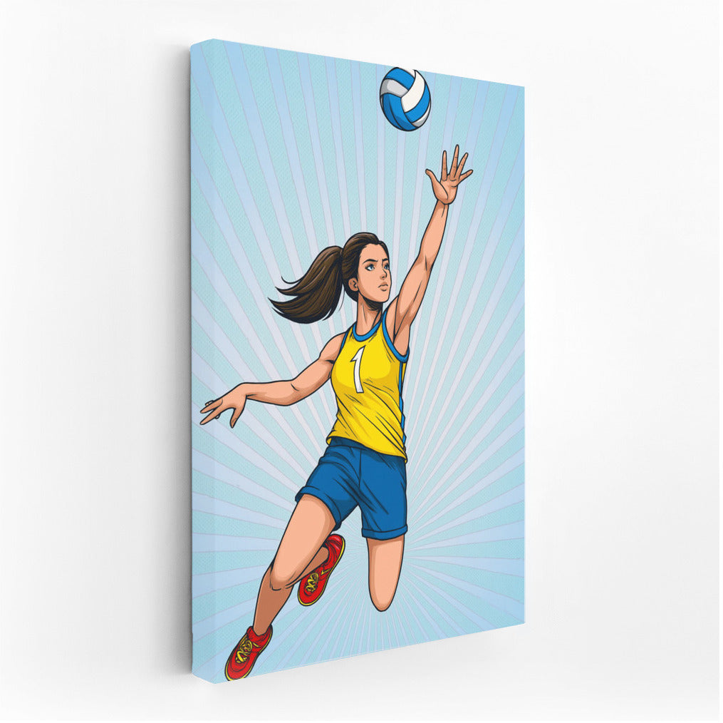 Volleyball Drive: The Energy of Sport in Motion