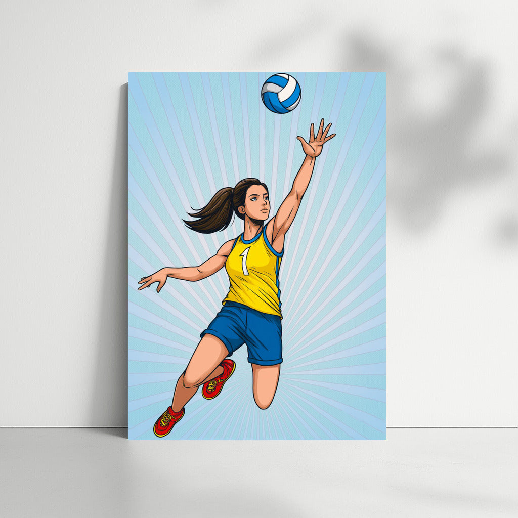Volleyball Drive: The Energy of Sport in Motion