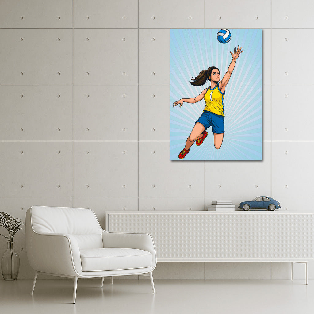 Volleyball Drive: The Energy of Sport in Motion