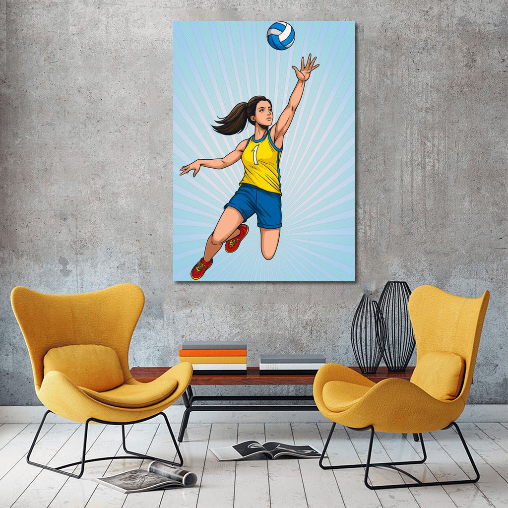 Volleyball Drive: The Energy of Sport in Motion