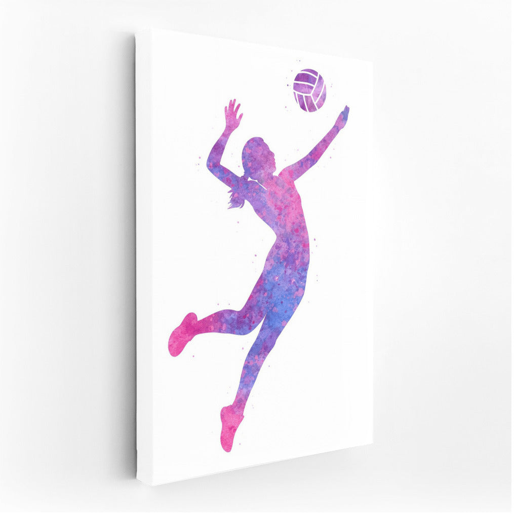 Volleyball Flight: The Energy of Sport in Bright Colors