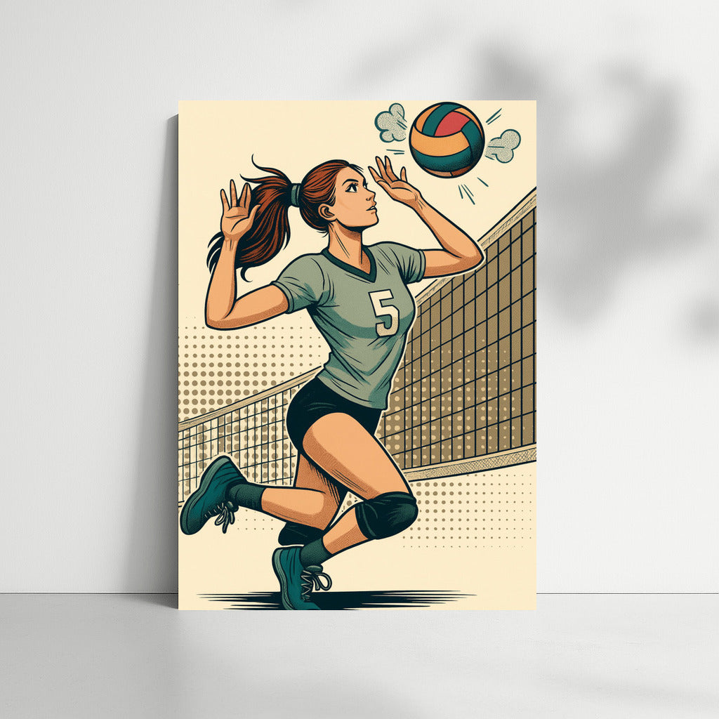 Volleyball: The Moment of the Decisive Strike