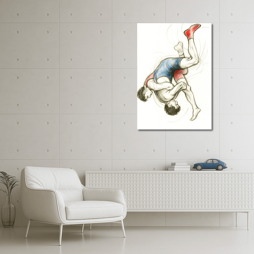 Fight and Passion: The Energy of Wrestling