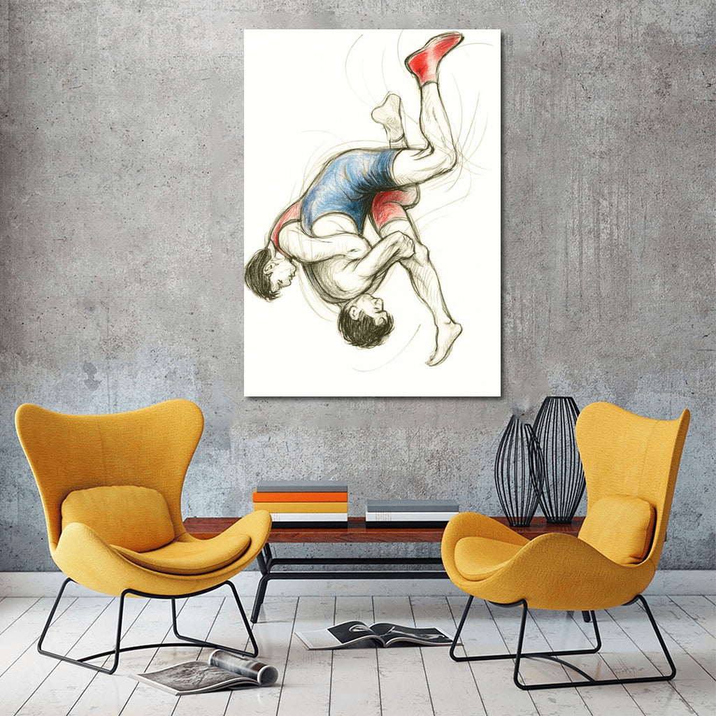 Fight and Passion: The Energy of Wrestling