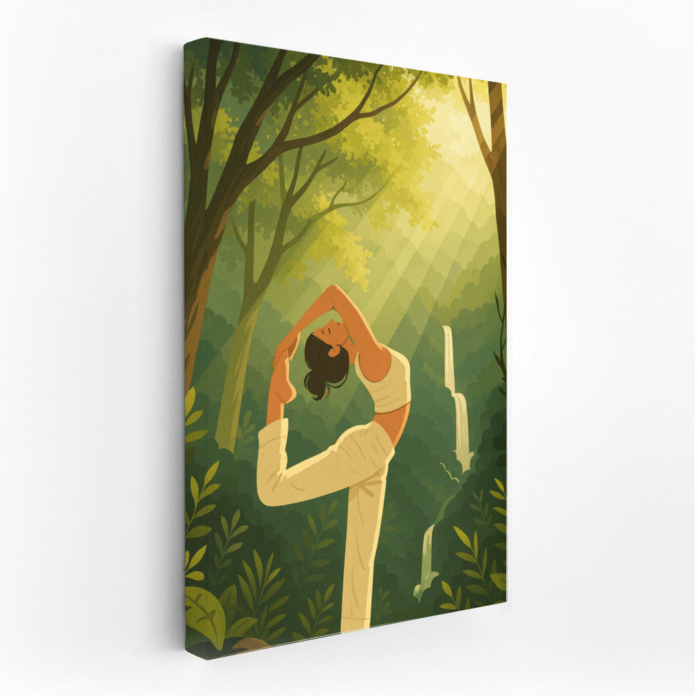 Yoga in the Forest Glade: Harmony and Power of Nature