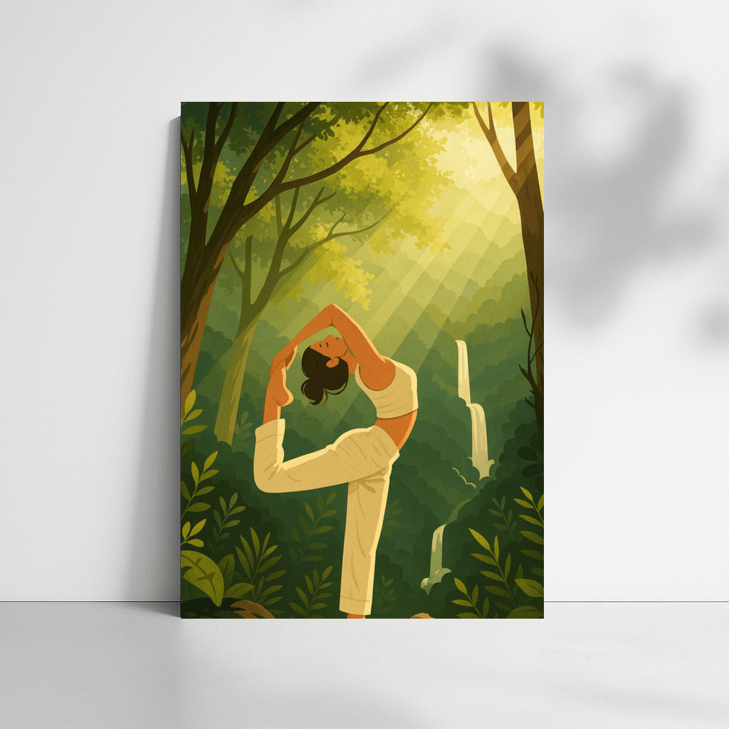 Yoga in the Forest Glade: Harmony and Power of Nature