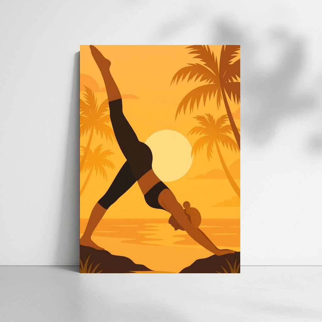 Evening Yoga: Harmony and Energy under the Sunset Rays