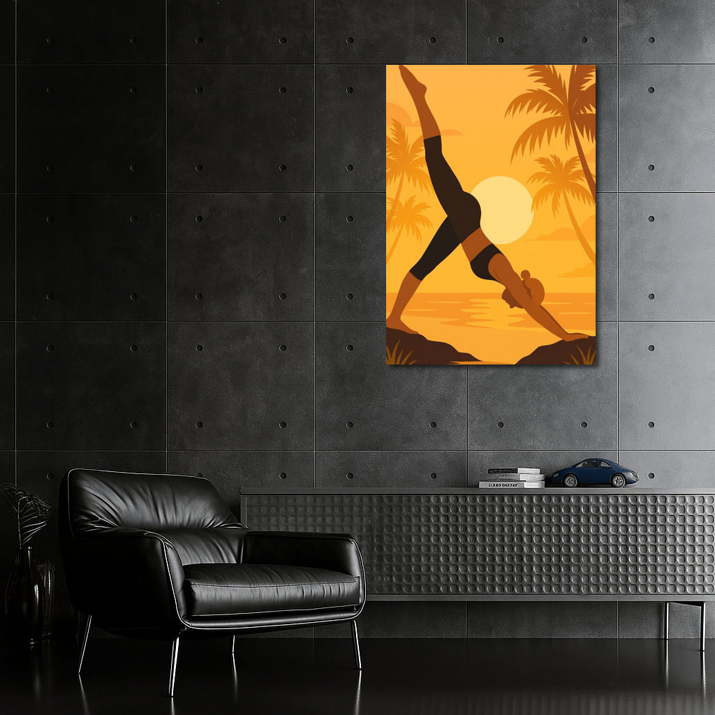 Evening Yoga: Harmony and Energy under the Sunset Rays
