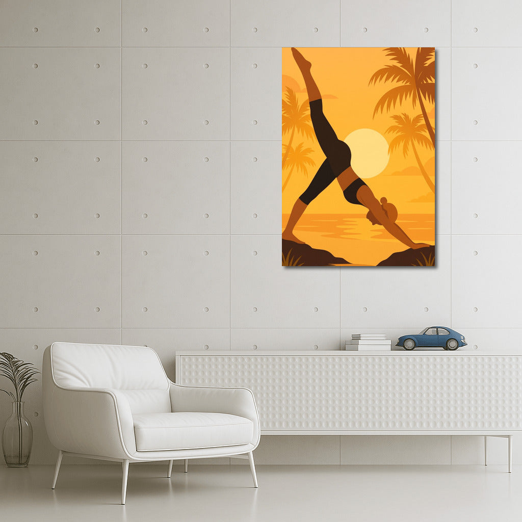 Evening Yoga: Harmony and Energy under the Sunset Rays