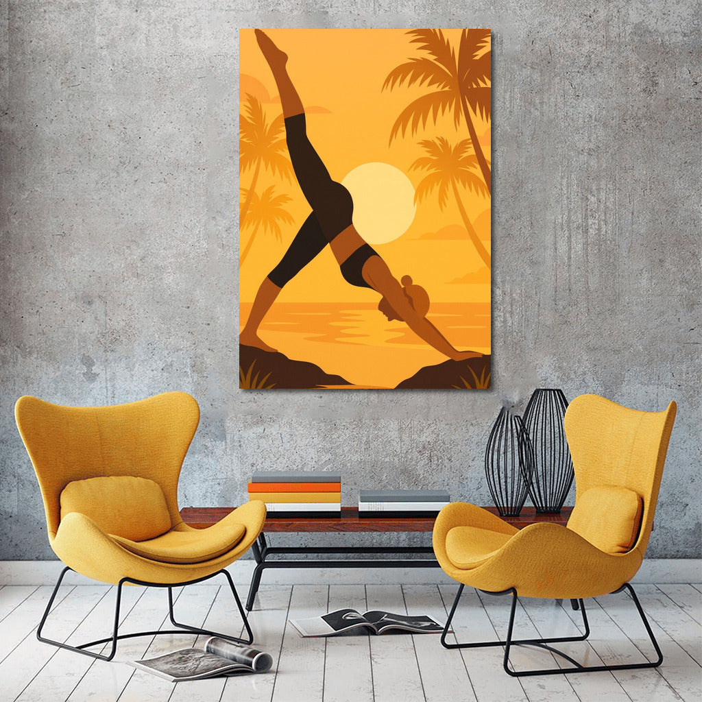 Evening Yoga: Harmony and Energy under the Sunset Rays