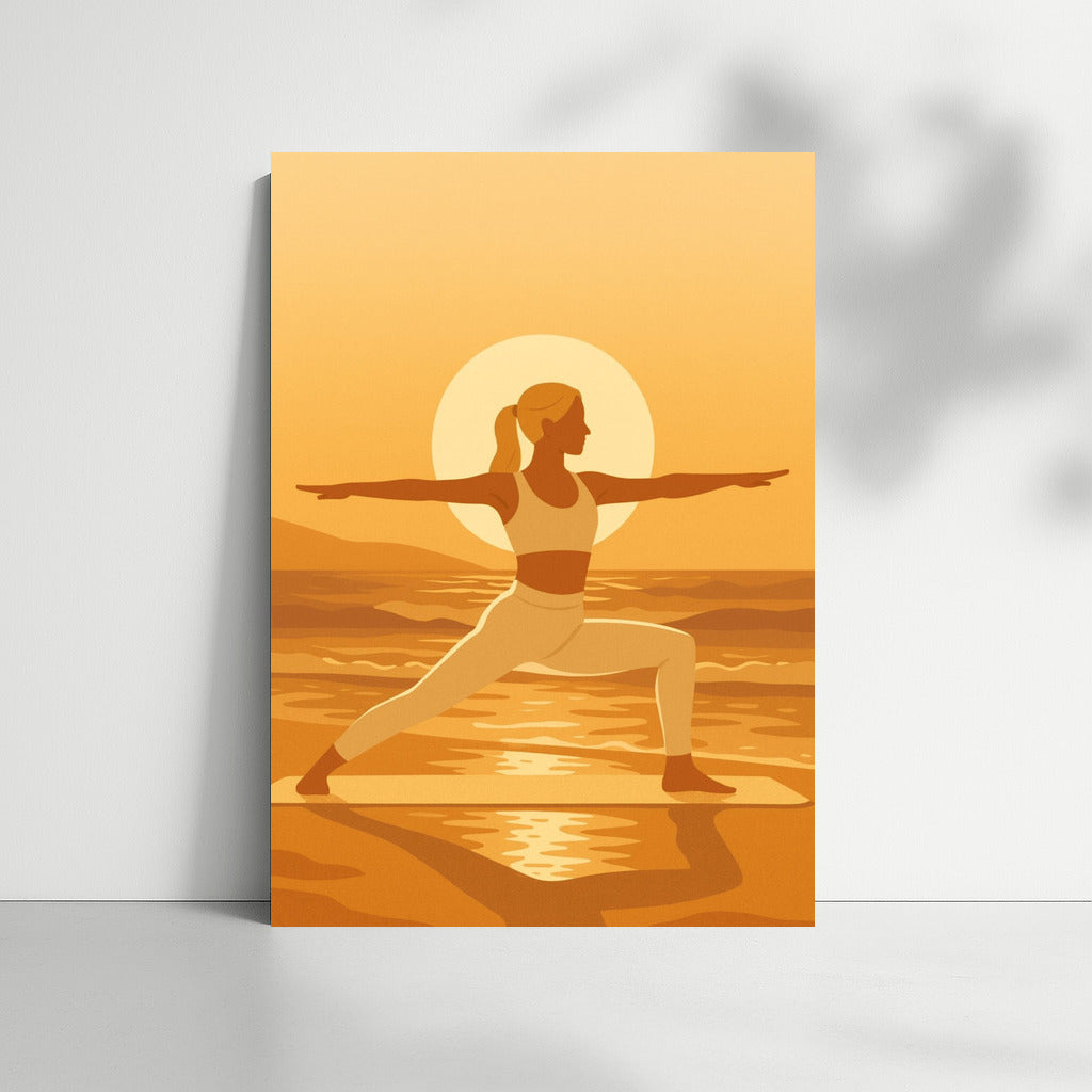 Sunset of Yoga: Harmony of Sport and Nature