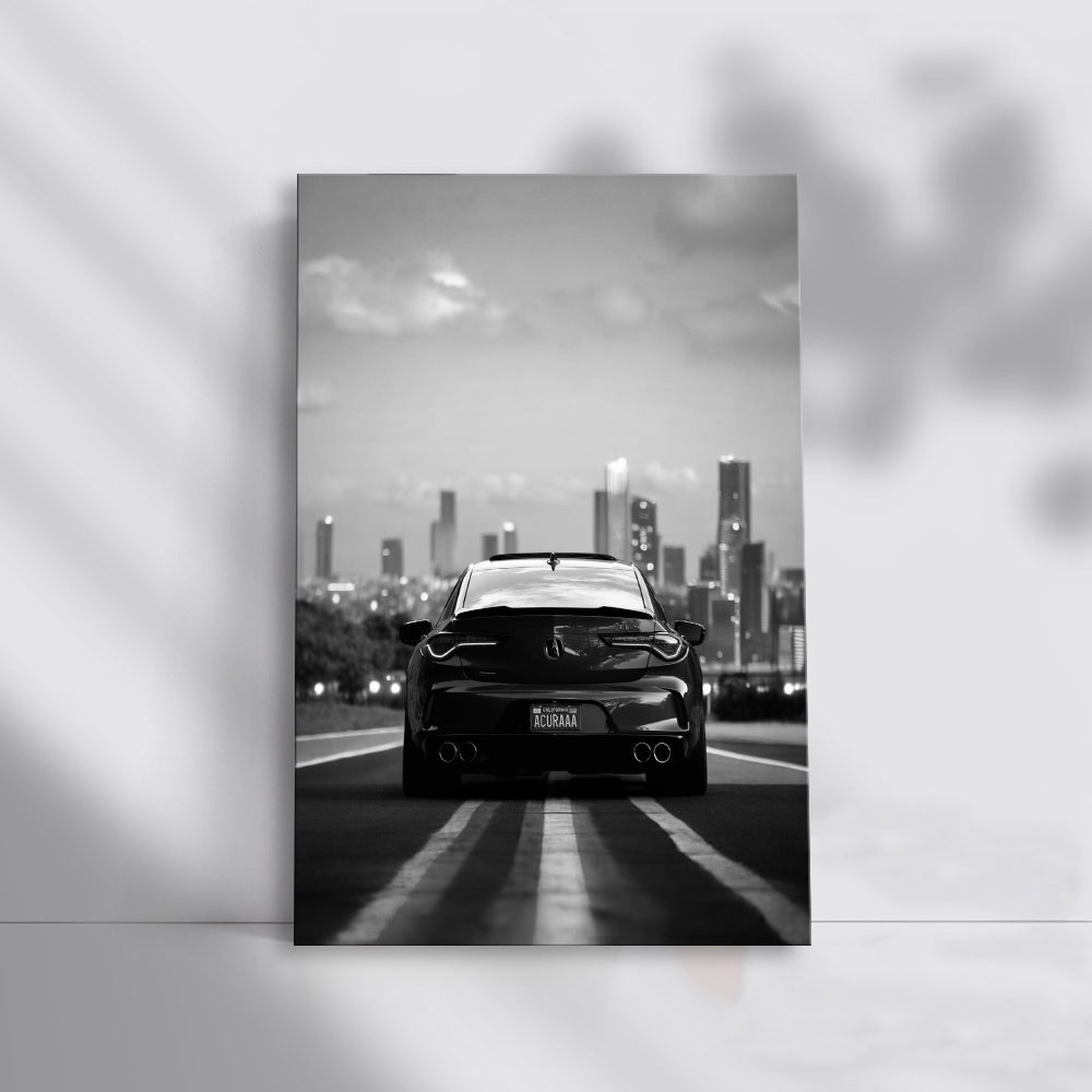 Acura Black and White - Stylish and Sophisticated Spirit
