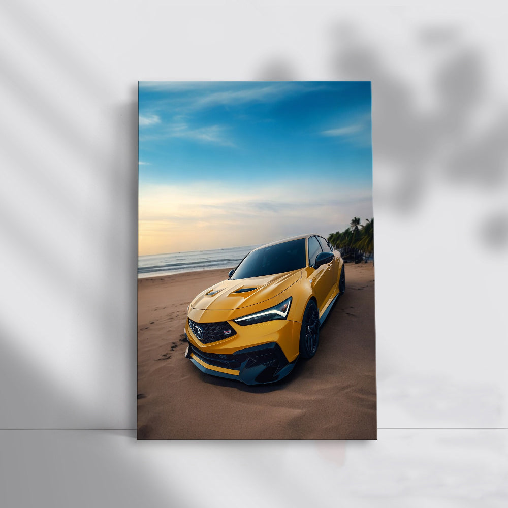 Acura Integra Type S HRC at Beach - Sporty Elegance