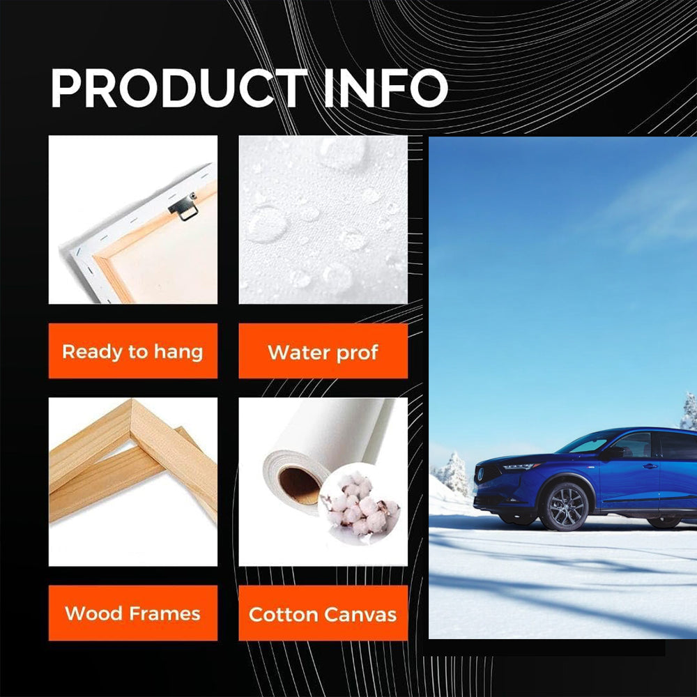 Acura MDX Navigating Snow - Reliable Luxury SUV