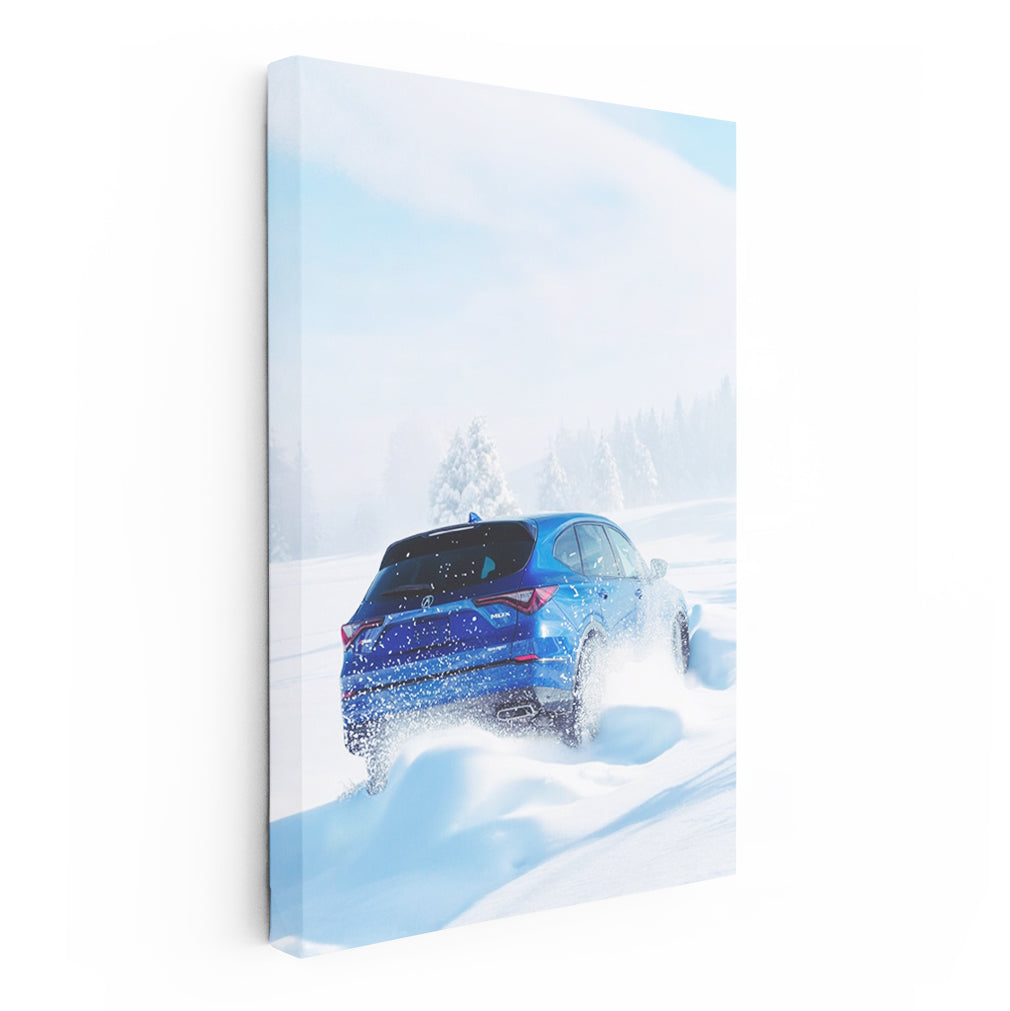 Acura MDX Navigates Snowy Terrain - Reliable Winter Warrior