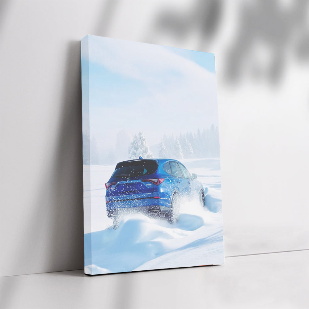 Acura MDX Navigates Snowy Terrain - Reliable Winter Warrior