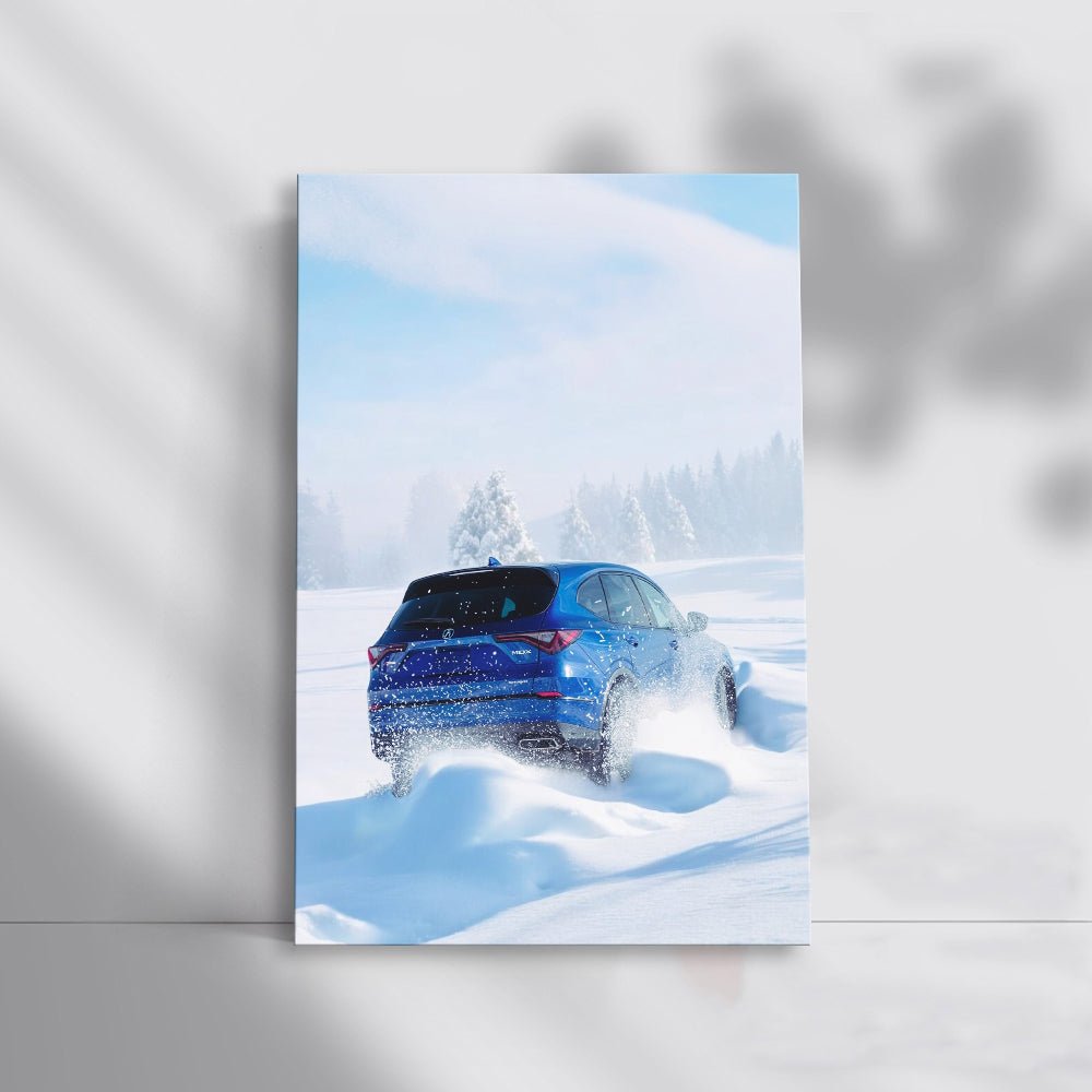 Acura MDX Navigates Snowy Terrain - Reliable Winter Warrior