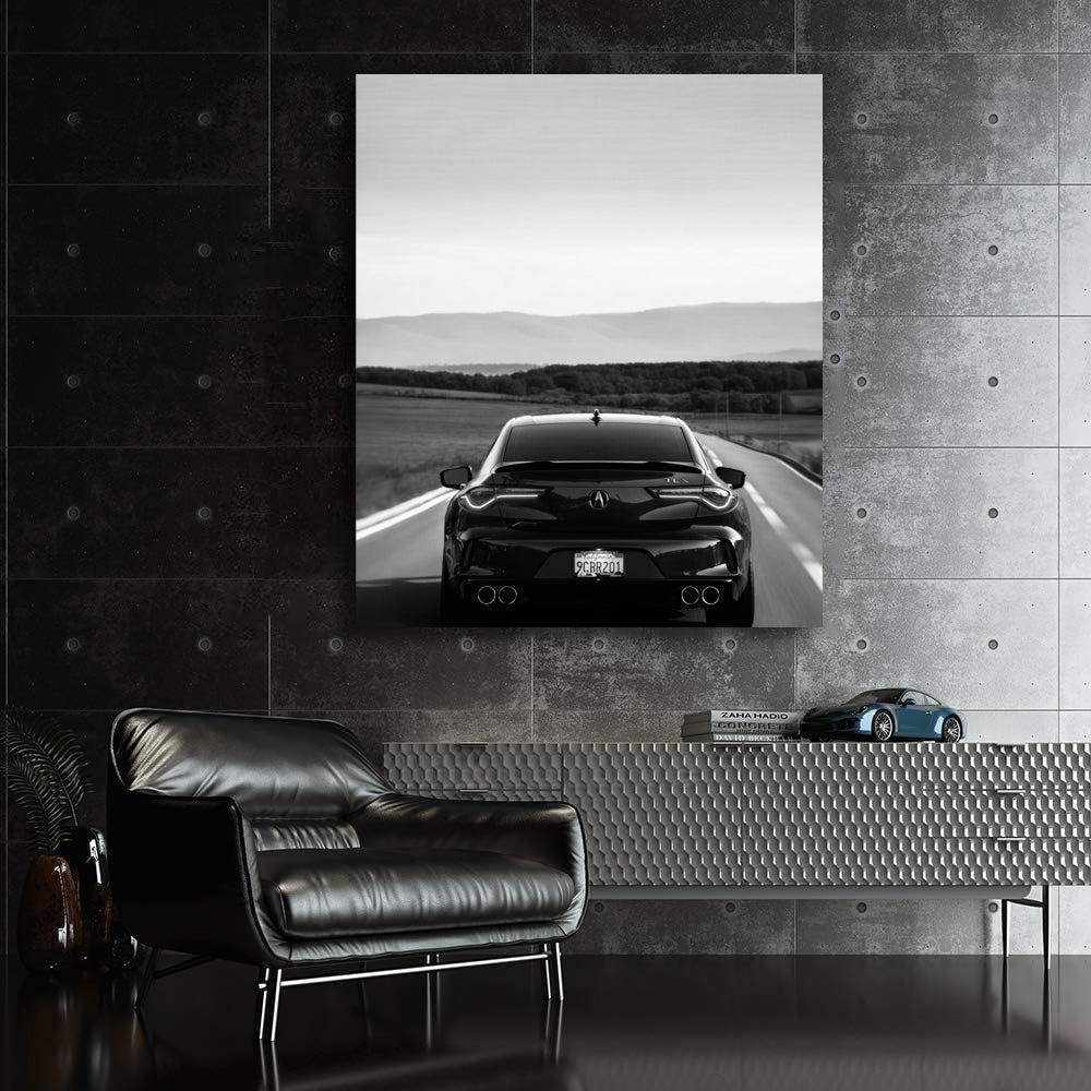 Acura Monochrome Car - Sleek and Modern Design