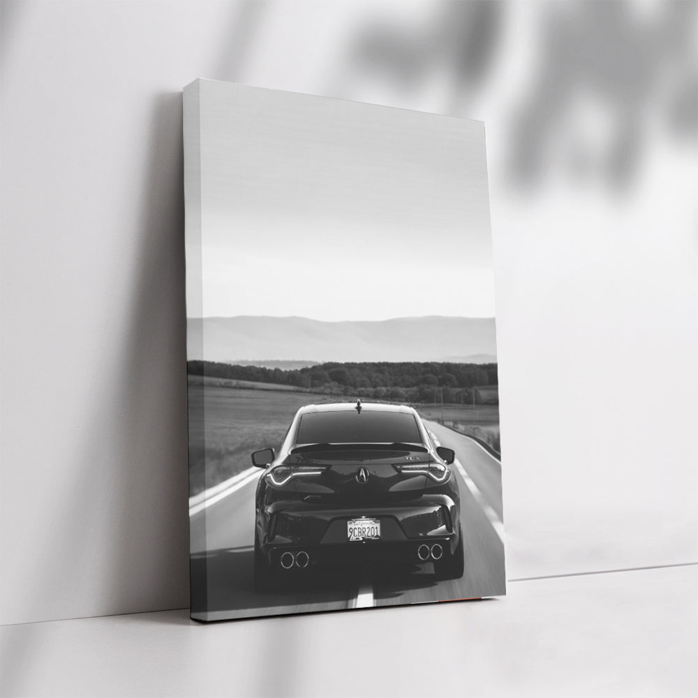 Acura Monochrome Car - Sleek and Modern Design
