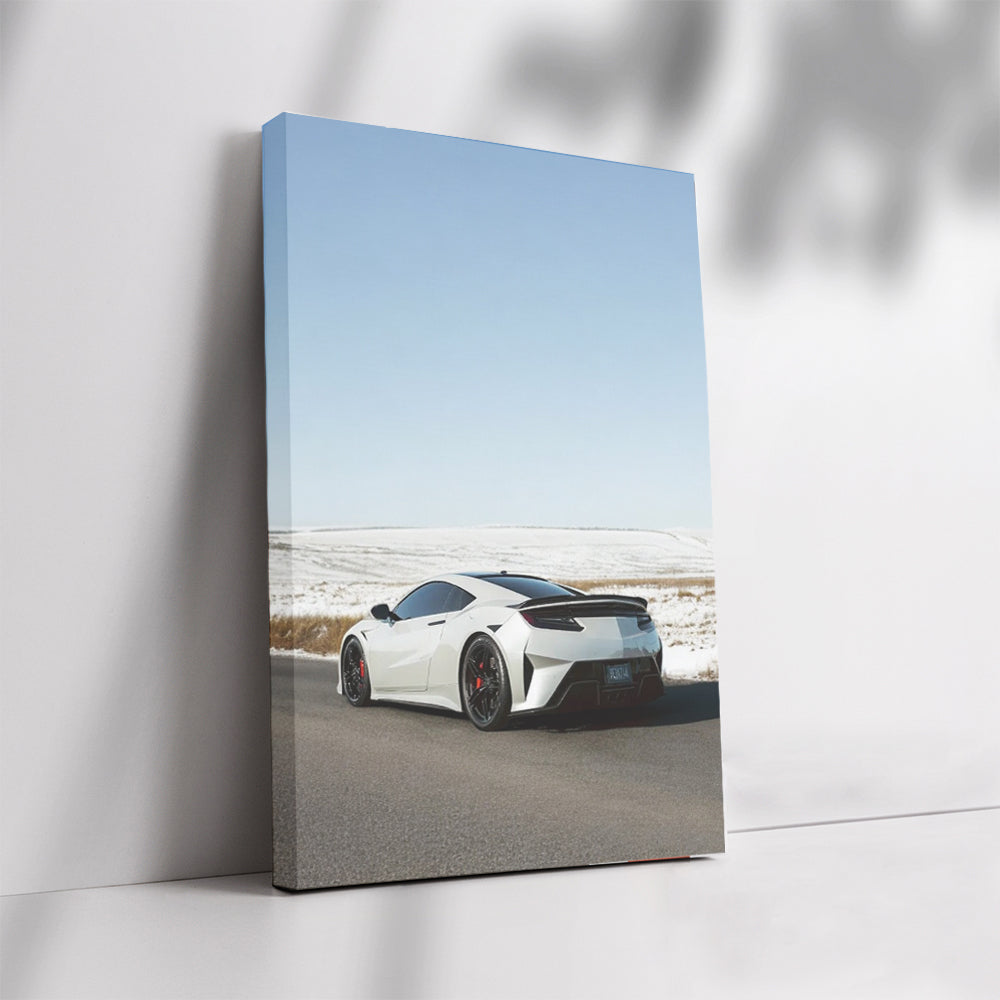 Acura NSX Type S Conquers Snow - Sleek and Powerful