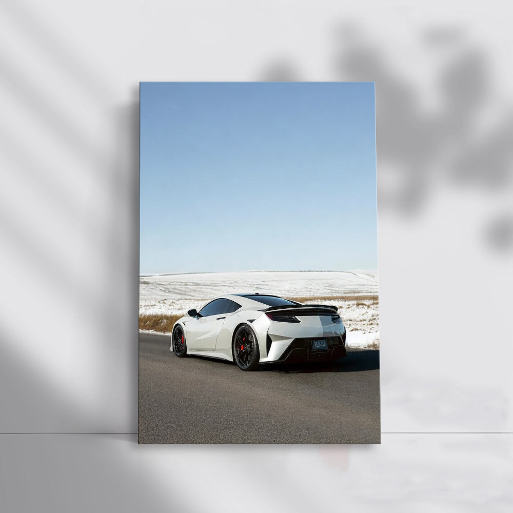 Acura NSX Type S Conquers Snow - Sleek and Powerful