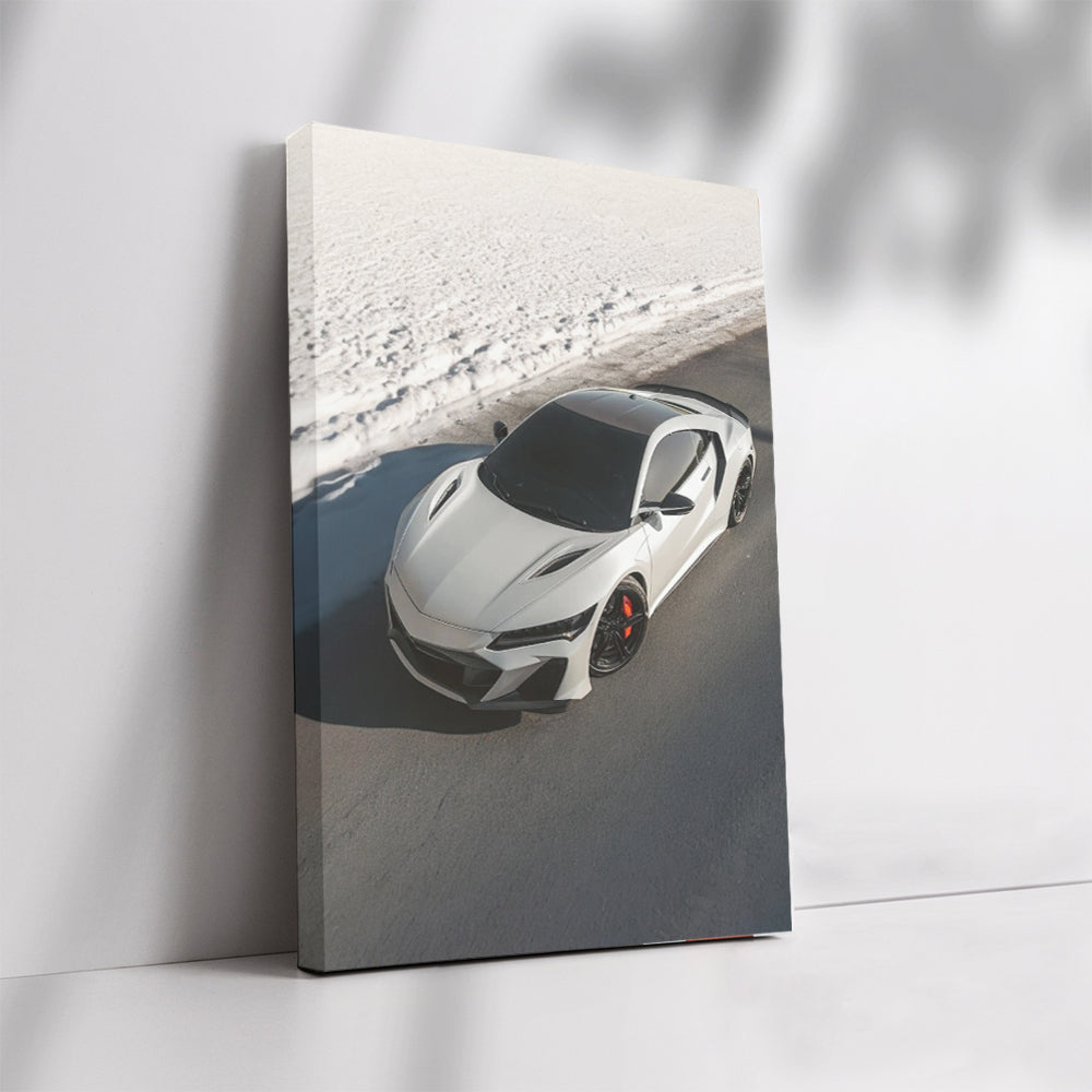 Acura NSX Type S Navigating Snow - Performance Meets Elegance