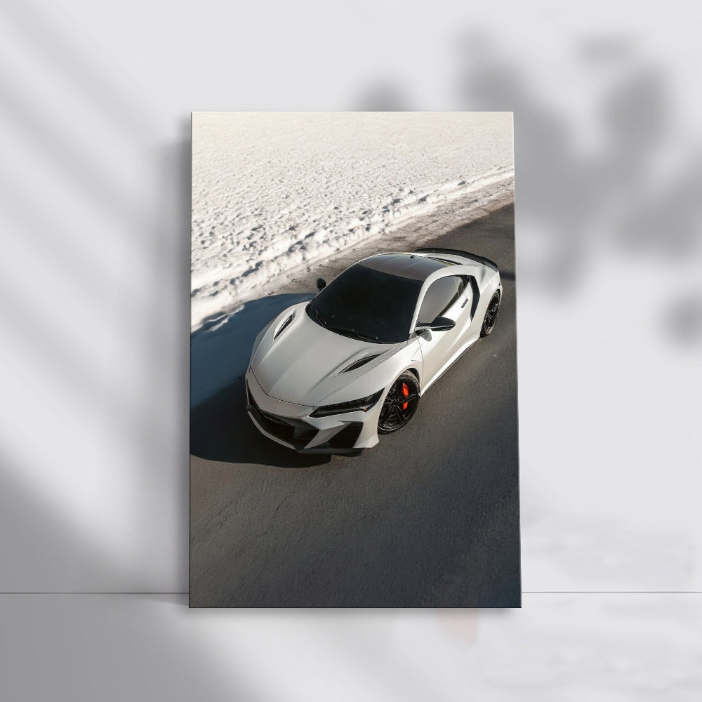 Acura NSX Type S Navigating Snow - Performance Meets Elegance