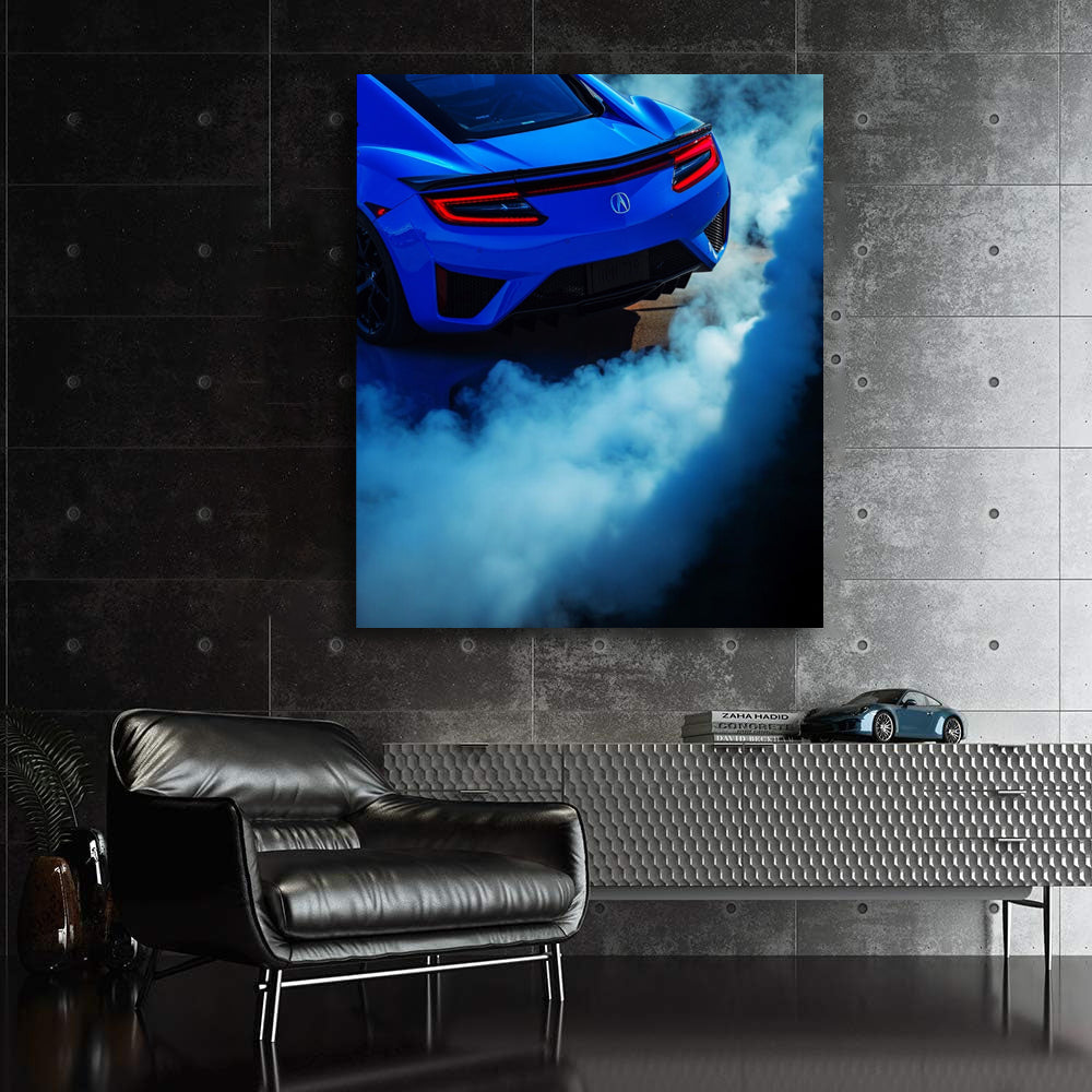 Acura NSX in Smoky Scene - Spirit of Speed
