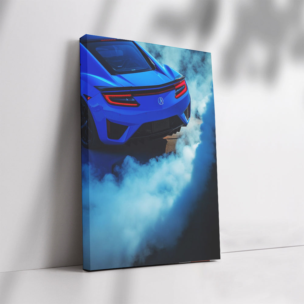 Acura NSX in Smoky Scene - Spirit of Speed