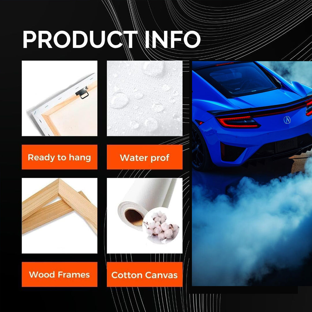 Acura NSX in Smoky Scene - Spirit of Speed