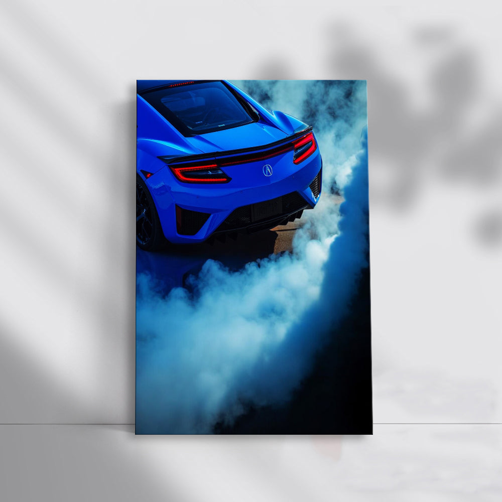 Acura NSX in Smoky Scene - Spirit of Speed
