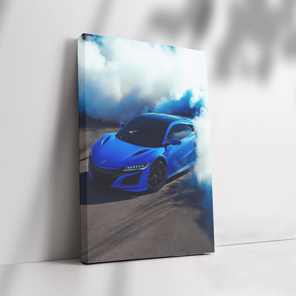 Acura NSX Shrouded in Smoke - Power and Precision