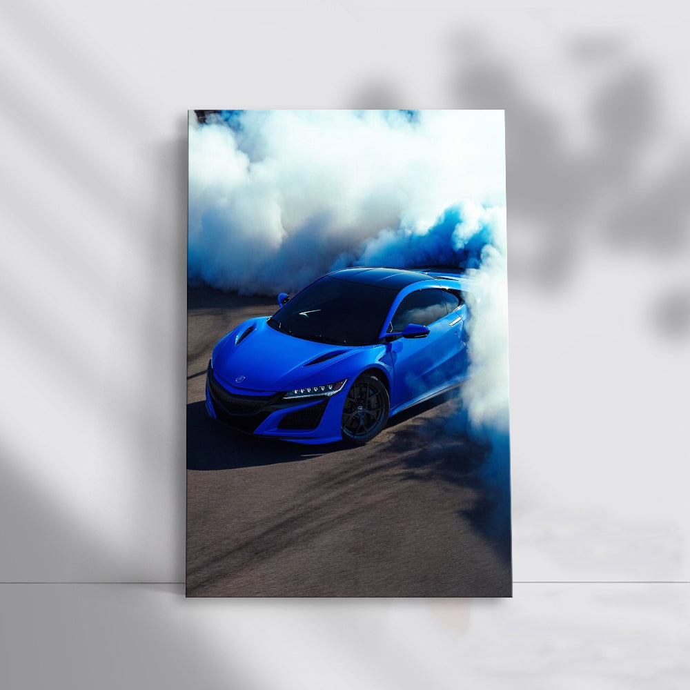 Acura NSX Shrouded in Smoke - Power and Precision