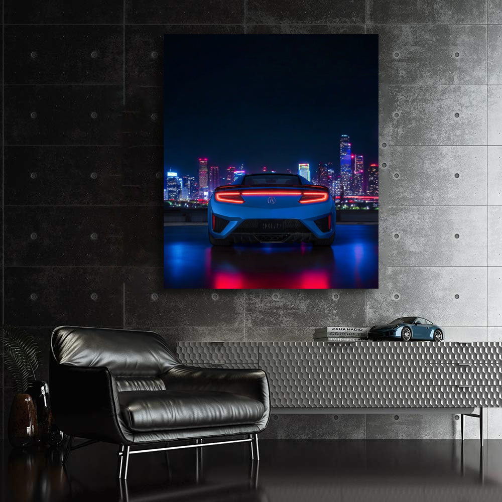 Acura NSX in Night City - Speed Meets Elegance