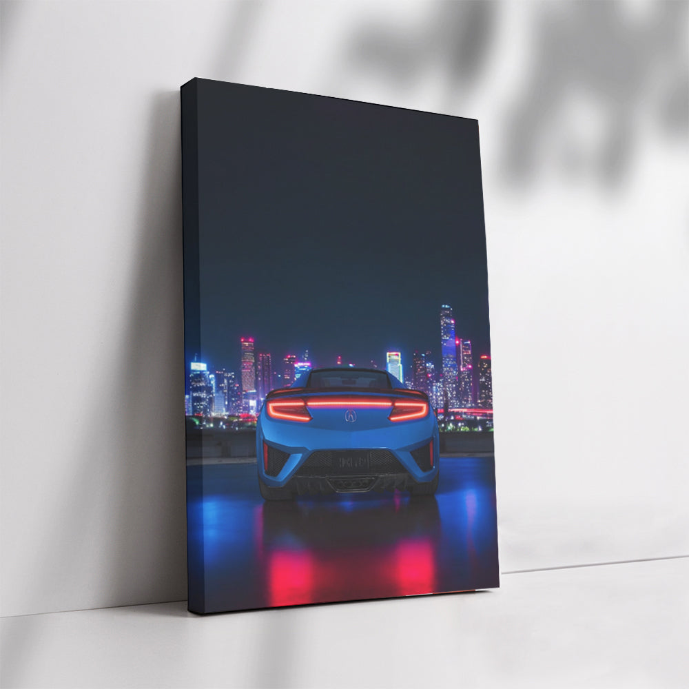 Acura NSX in Night City - Speed Meets Elegance