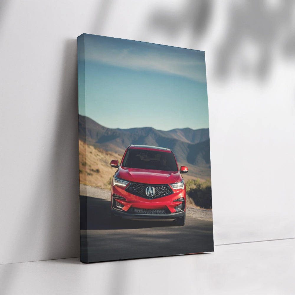 Red Acura RDX A-Spec Conquering Mountain Roads - Sporty Elegance