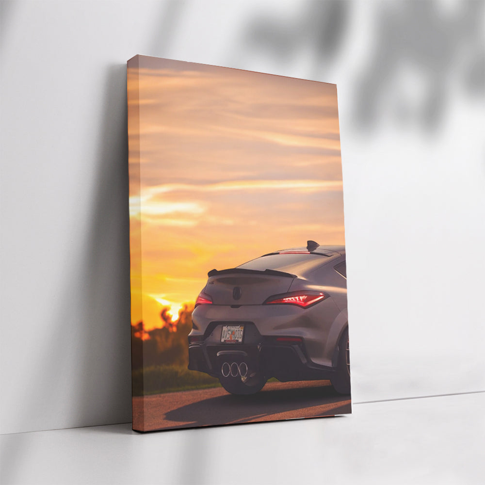 Acura Type S at Sunset - Sleek Power and Elegance