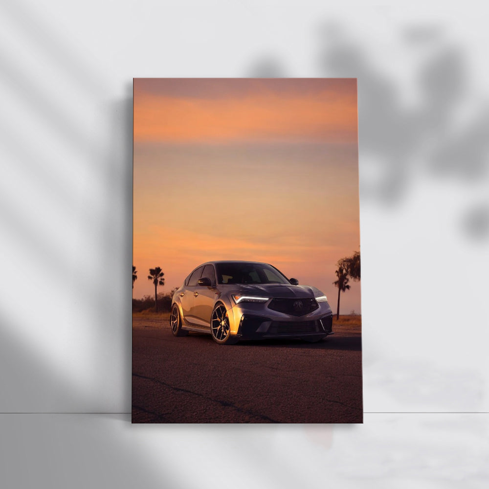 Acura Type S at Sunset - Elegant Performance Unleashed