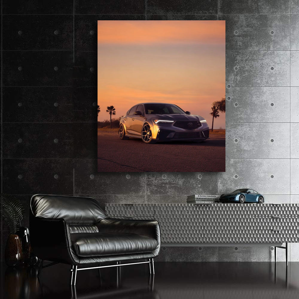 Acura Type S at Sunset - Elegant Performance Unleashed