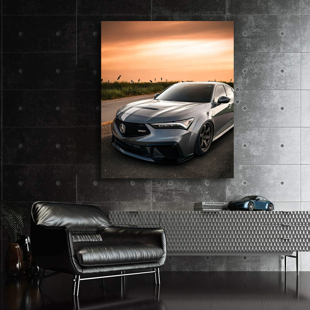 Sunset Glory: Acura Type S - Performance with Elegance