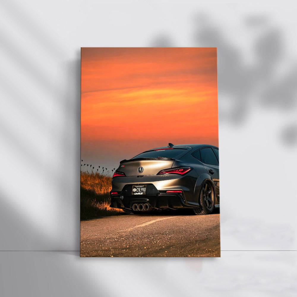 Acura Type S at Sunset - Blend of Elegance and Power