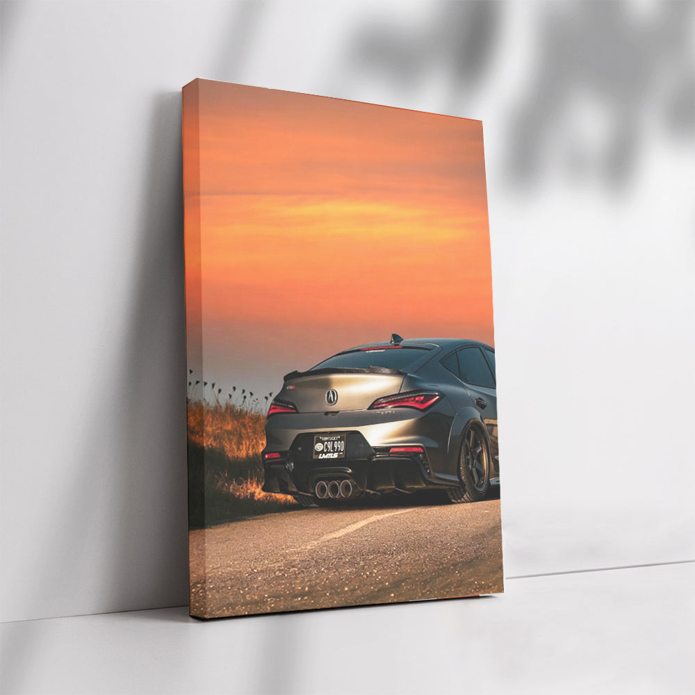 Acura Type S at Sunset - Blend of Elegance and Power