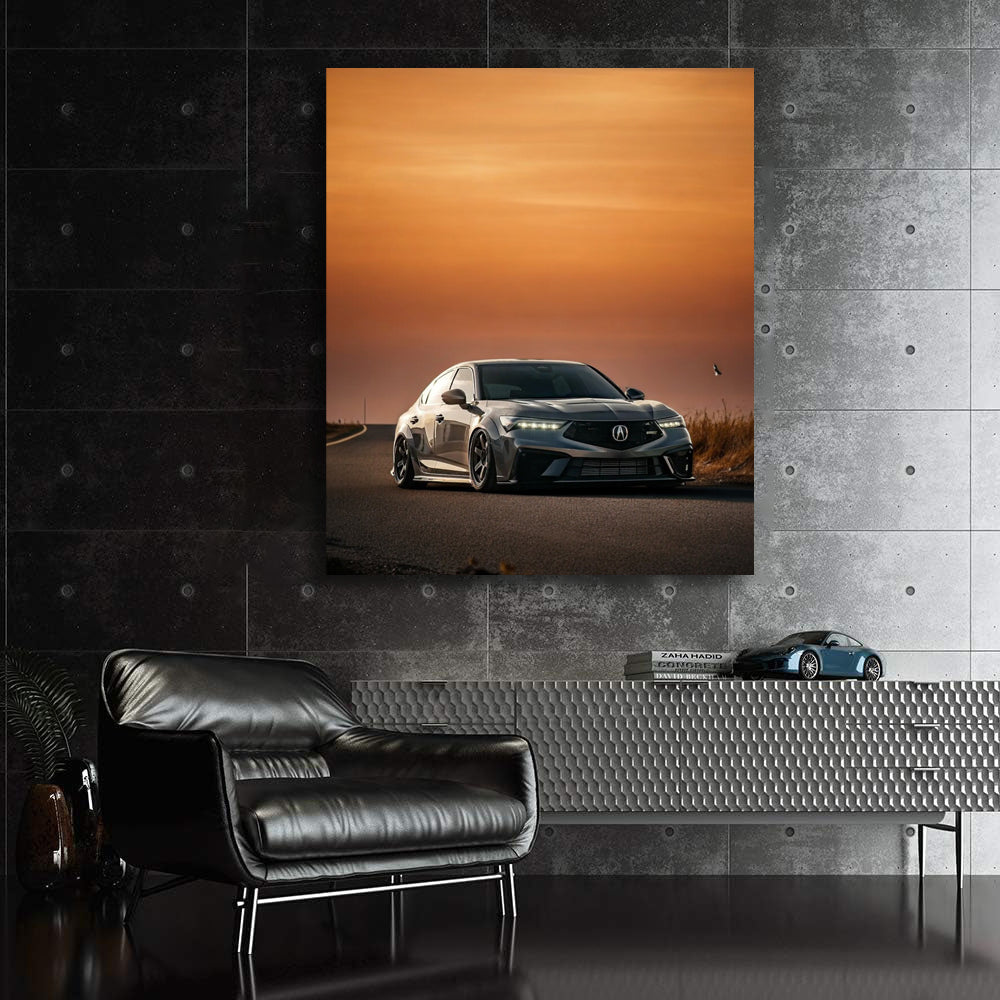 Acura Type S at Dusk - Symphony of Performance and Style