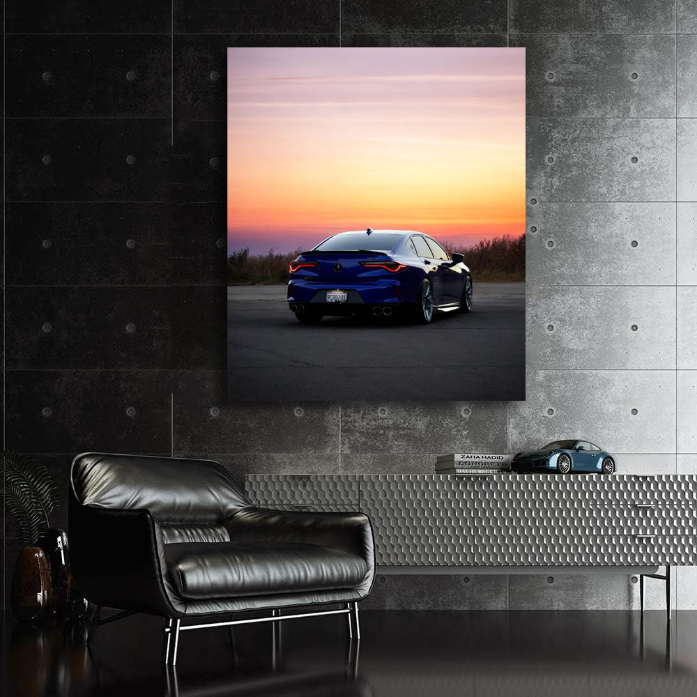 Acura Sunset Blue - Elegant and Dynamic Drive