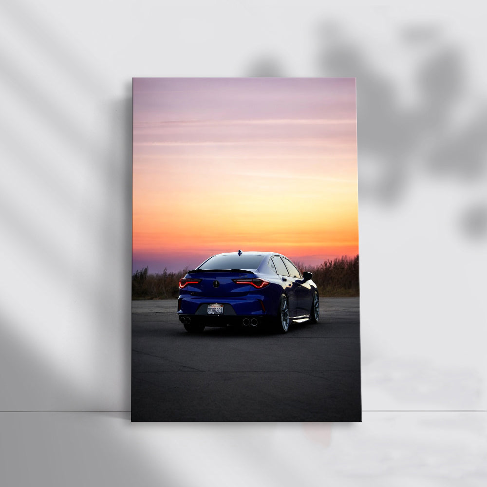 Acura Sunset Blue - Elegant and Dynamic Drive