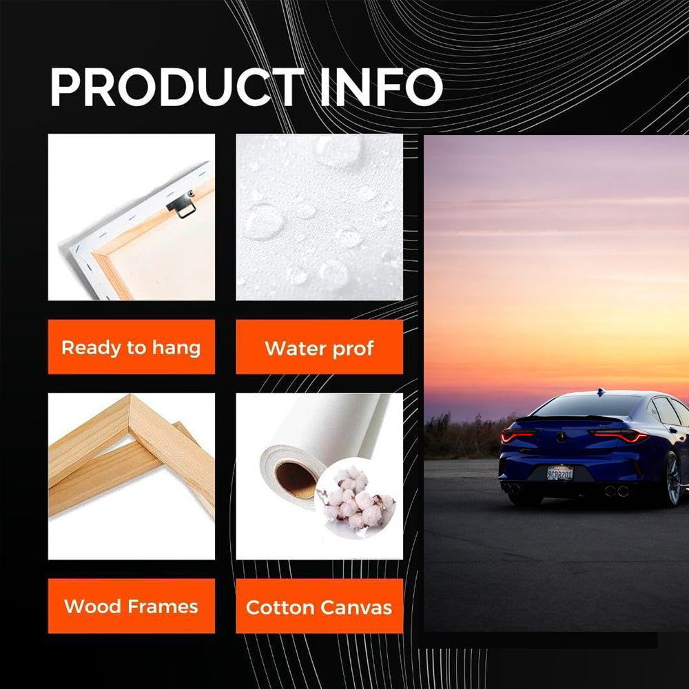 Acura Sunset Blue - Elegant and Dynamic Drive